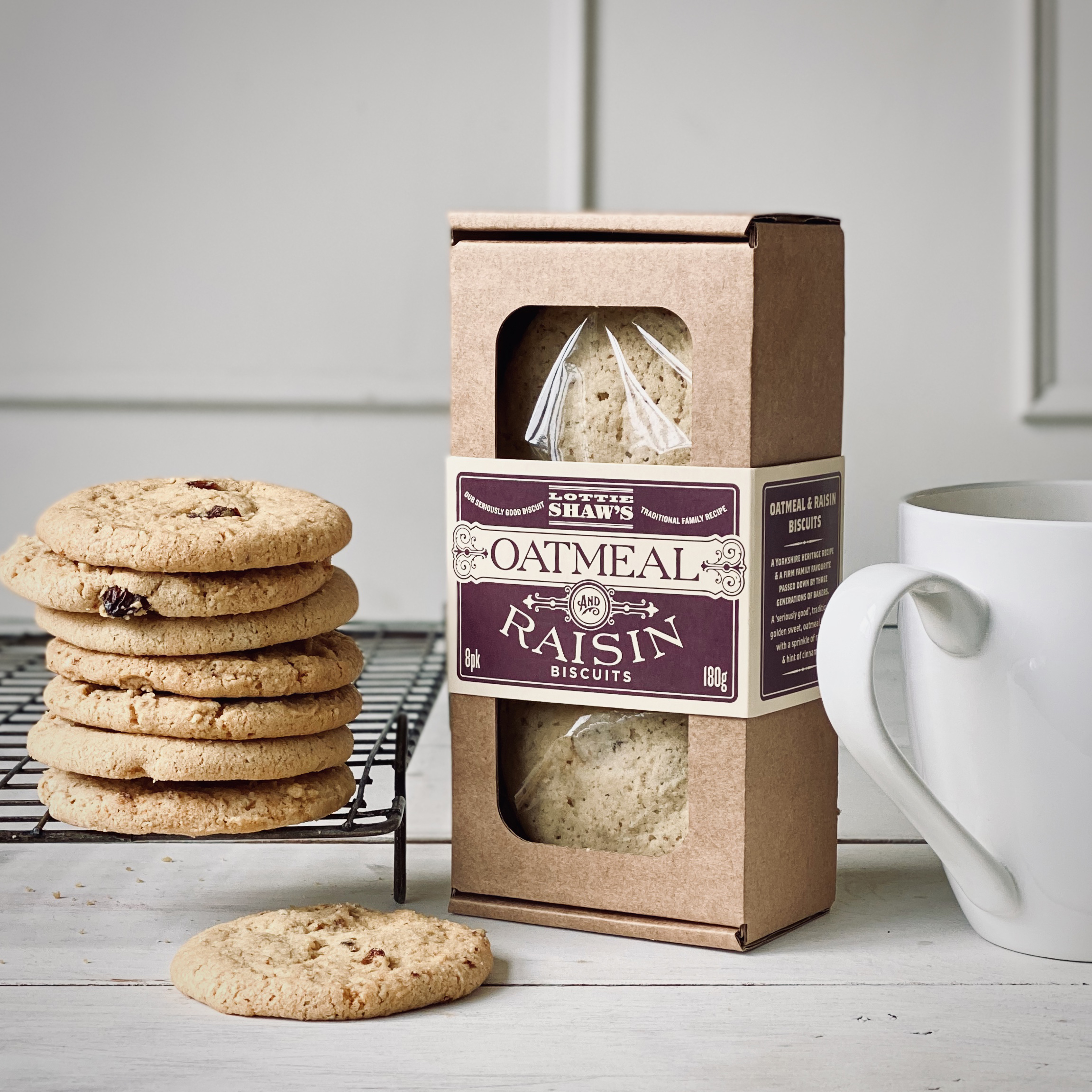 Lottie Shaw's Oatmeal & Raisin Biscuits